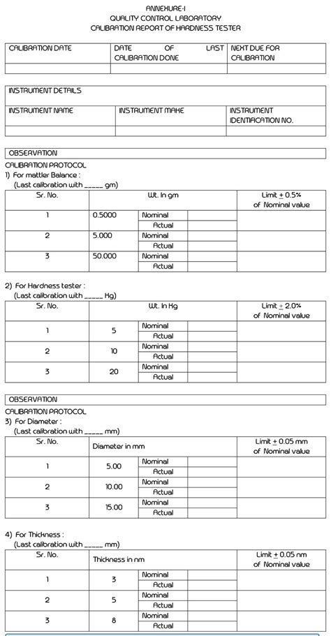 calibration of hardness tester|hardness tester sop format.